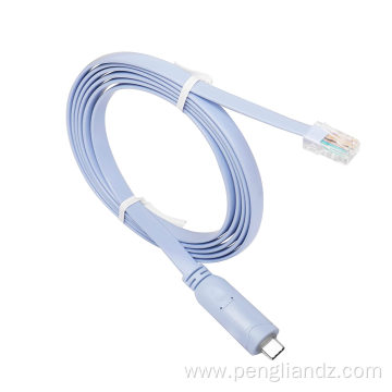 USB/Type-C to RJ45 Serial Debug Cable PL2303 Compatible